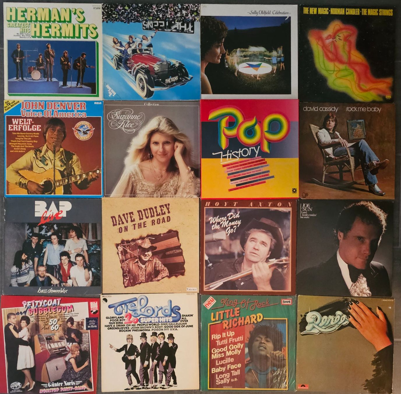 Schallplatten: Set mit 84 Vinyl Pop / Country / Rock – Gebraucht aus Wahlen b. Laufen von Cg10 1