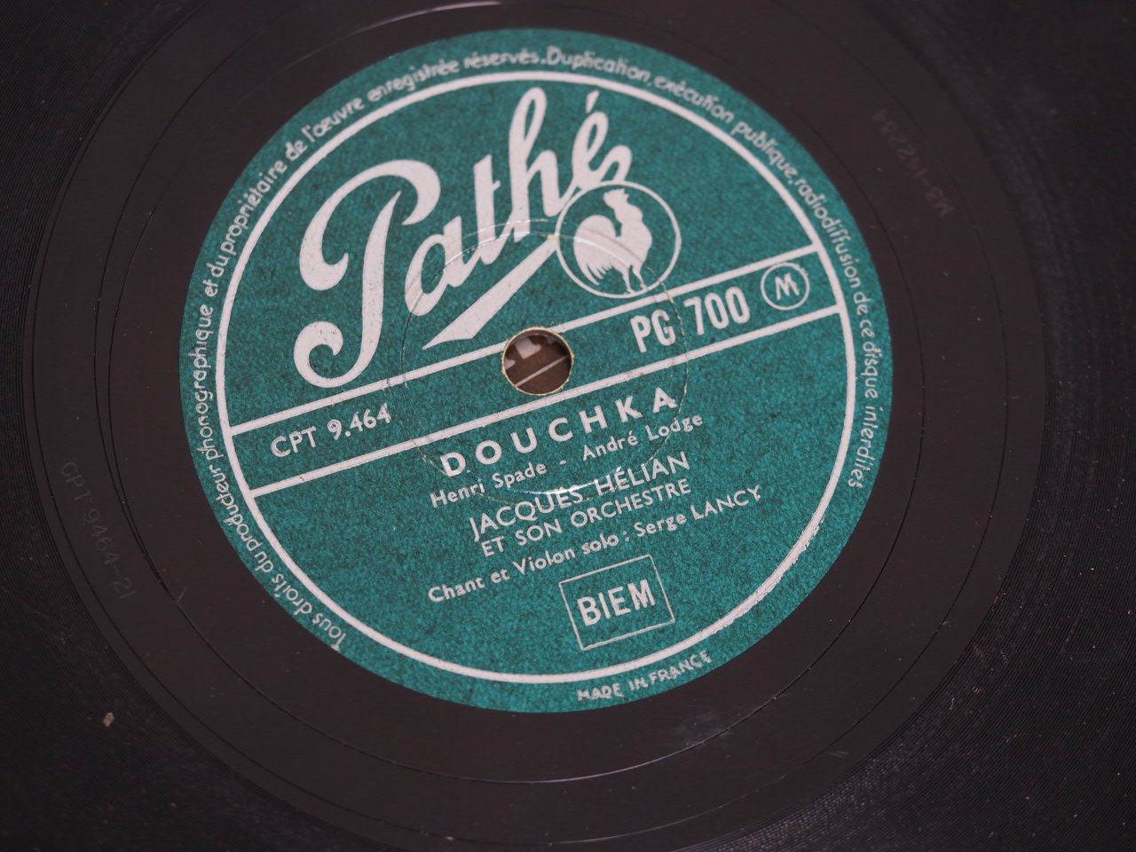 Dischi in vinile: DISQUES 78 TOURS – Usato da Lausanne venduto da Leag 1
