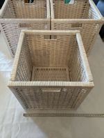 8x „BRANÄS“ Körbe in weiss von IKEA