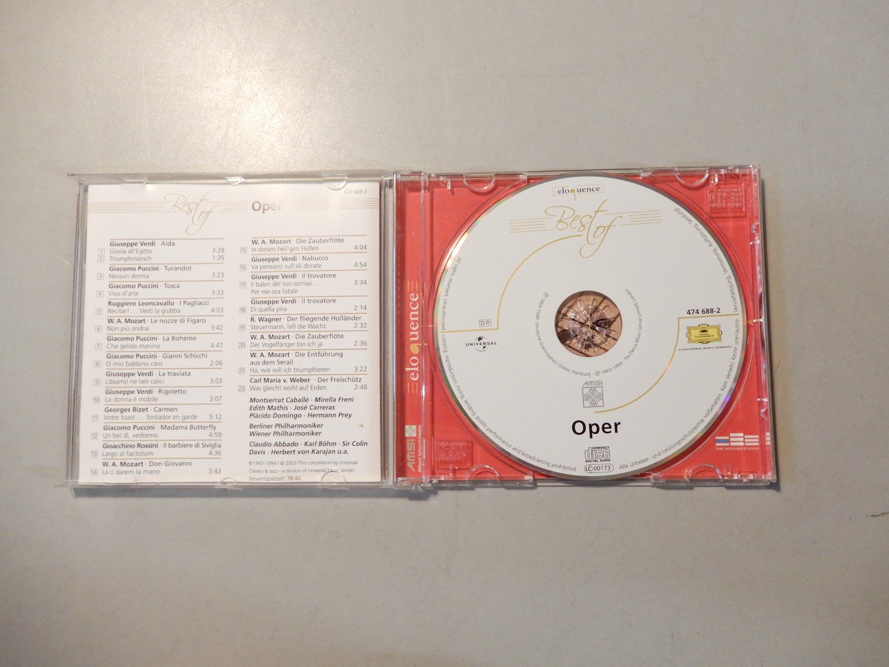 CD: Best Of Oper – Usato da Erstfeld venduto da Mario_boe0 1