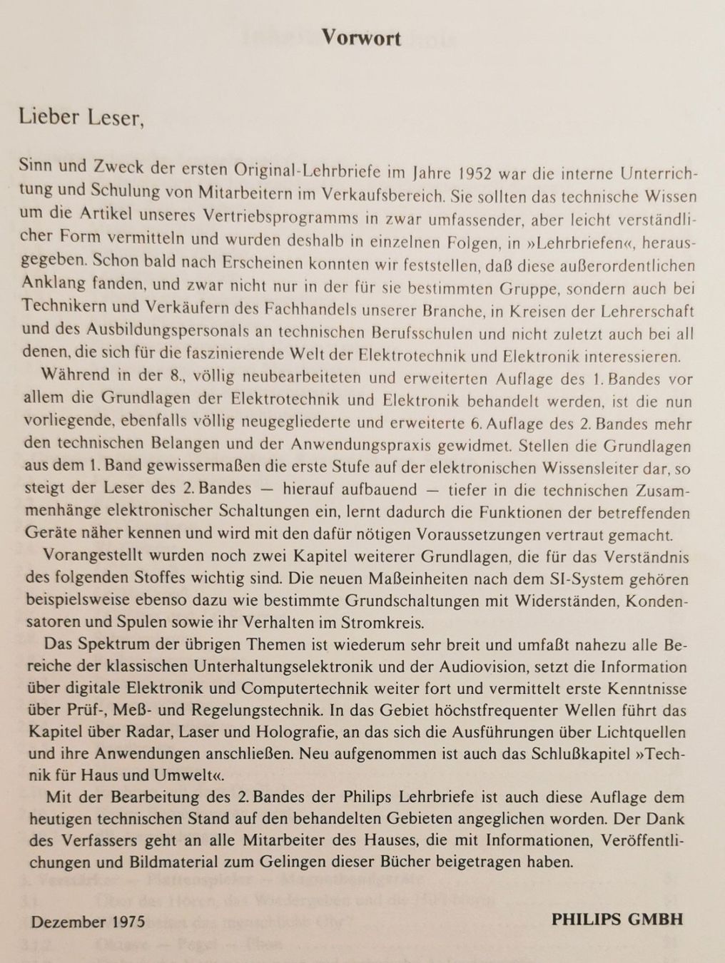 Libri: Philips Lehrbriefe Elektrotechnik Band 2 Technik 1976 – Usato da Bremgarten b. Bern venduto da Vittorio0 2