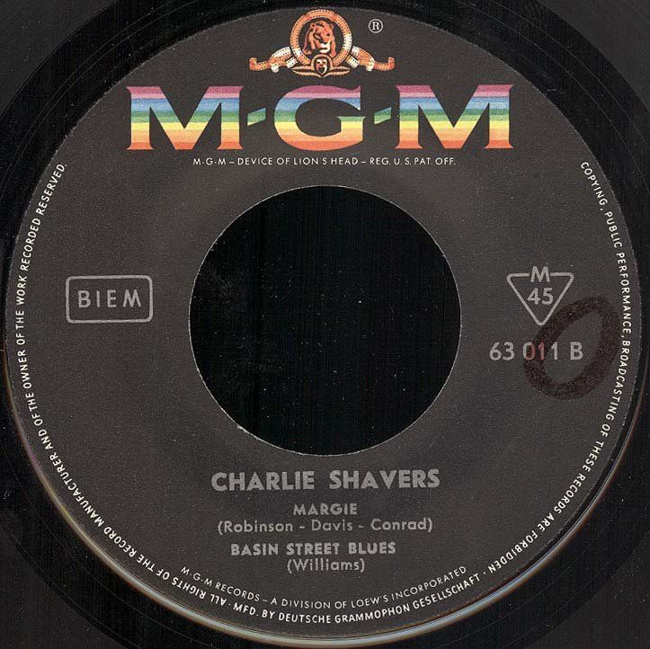 Schallplatten: Jazz-EP: Charlie Shavers (MGM) – Gebraucht aus Hochfelden von mue_lhm9 1