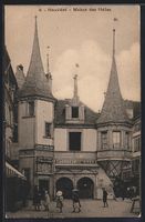 AK Neuchatel, Maison des Halles, 1911