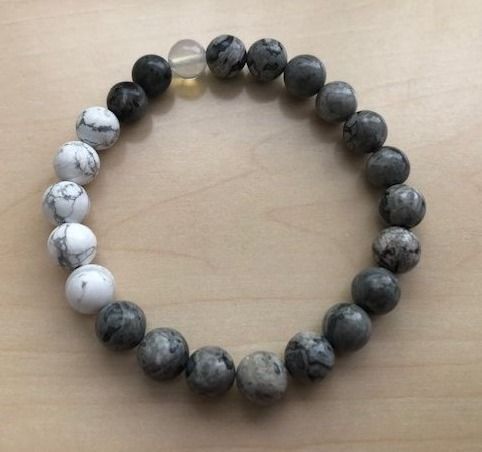 Bracciali & Braccialetti: Planeten-Armband "Mond", elastisch - neu + originalverpackt – Nuovo e nell'imballaggio originale da Gossau/ZH venduto da amazonas66