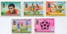 Briefmarken "Fussball". Mauretanien.