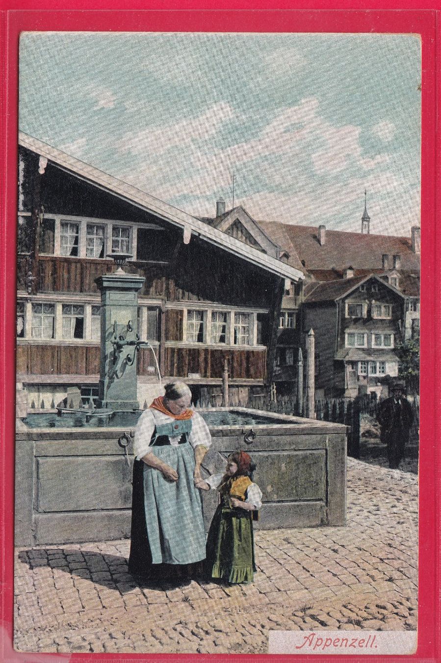 Cartoline postali: APPENZELL – Usato da Oberrieden venduto da Gebirgsstelze