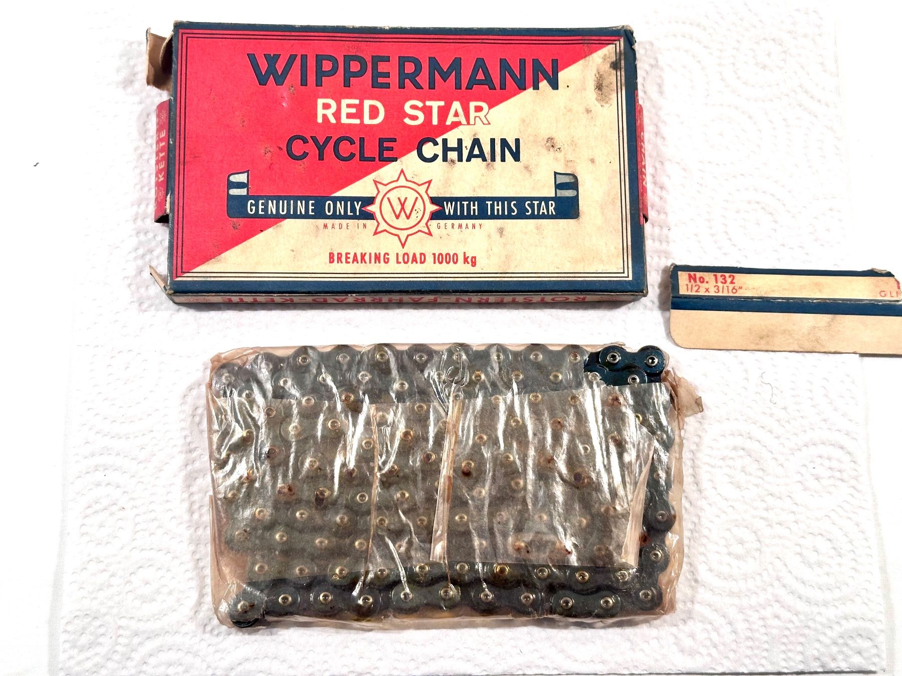 Chaîne De Dérailleur Vintage Wippermann 110 – Neuve