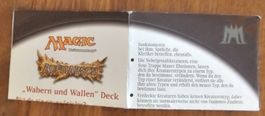 Magic the Gathering Werbeblatt gefaltet 17,2 x 24,4 cm