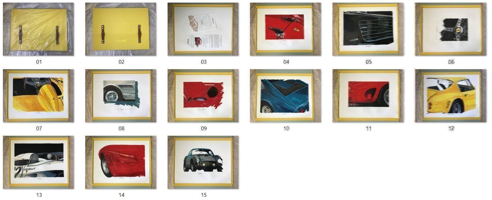 Manufactum Leinwände & Keilrahmen: Coffret de tableaux  FERRARI (neuf!!!) – Neu und originalverpackt aus Nyon von data-comm 9