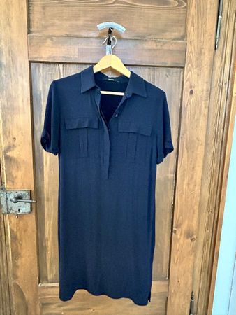 Dunkelblaues Blusenkleid von someday
