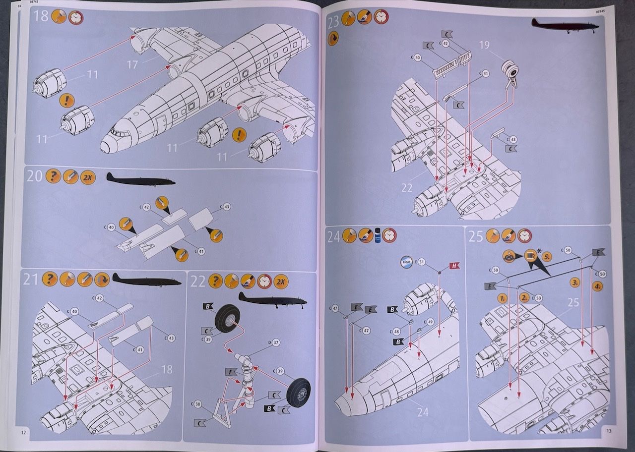 Revell Kit di modellismo & Modellini statici: Lockheed Super Constellation, M : 144, 24.1 cm lang – Nuovo e nell'imballaggio originale da Rütihof venduto da Bashful 6