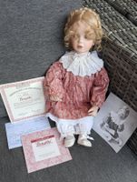 Vintage Gaby Rademann Porzellanpuppe "Brigitte"