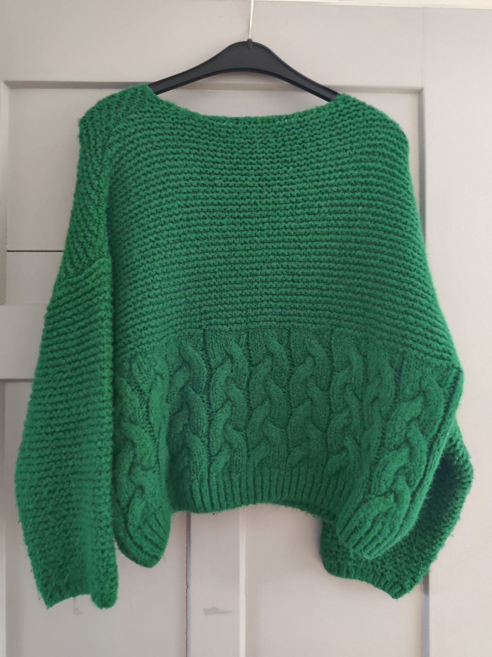 Pulls & Sweat-shirts: Grüner Strickpullover von Mango, Grösse M, eher S – D'occasion à Wettingen par TatjanaFrei