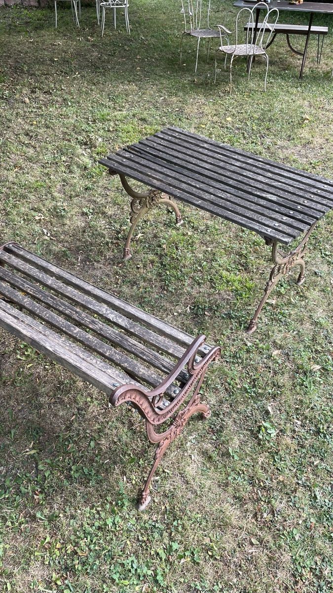 Tables: Gartentisch mit Gartenbank – D'occasion à Thun par tropponuovo 5