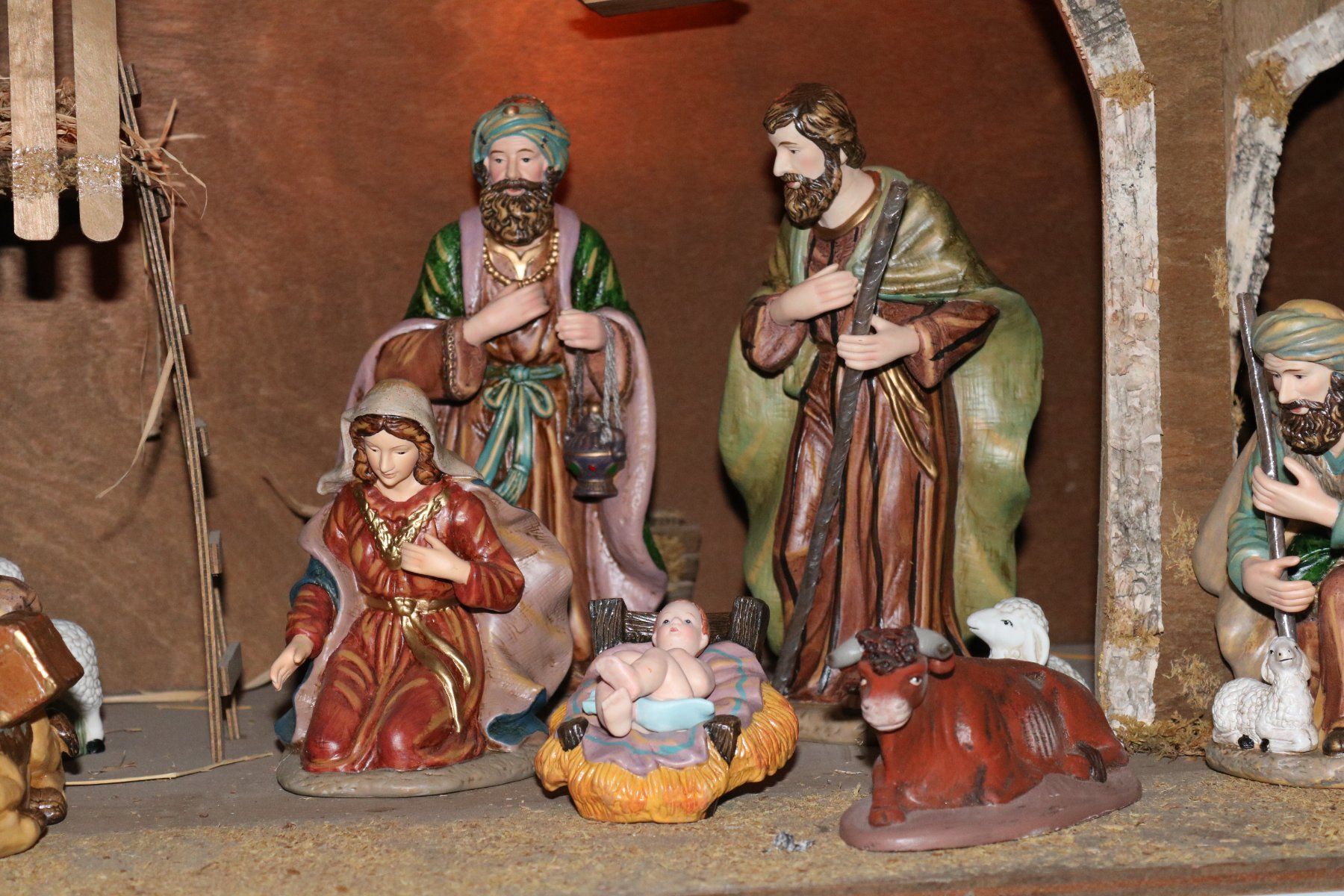 Holzartikel: Weihnachtskrippe Gross – Neu (gemäss Beschreibung) aus Birr von Werner7761 2