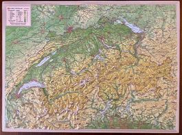 Reliefkarte der Schweiz