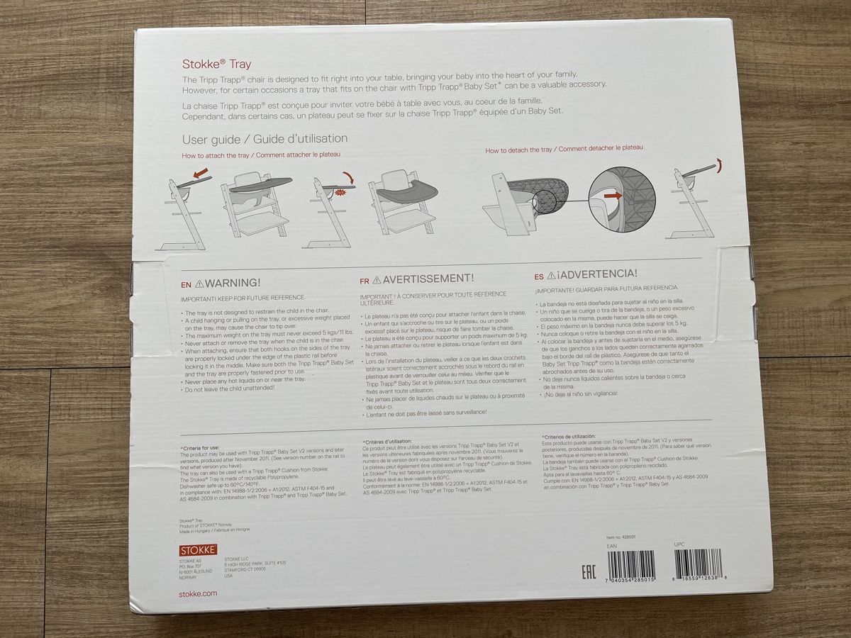 Stokke Seggioloni: Stokke Tray wie neu – Usato da Sursee venduto da Leg_Kibru 4