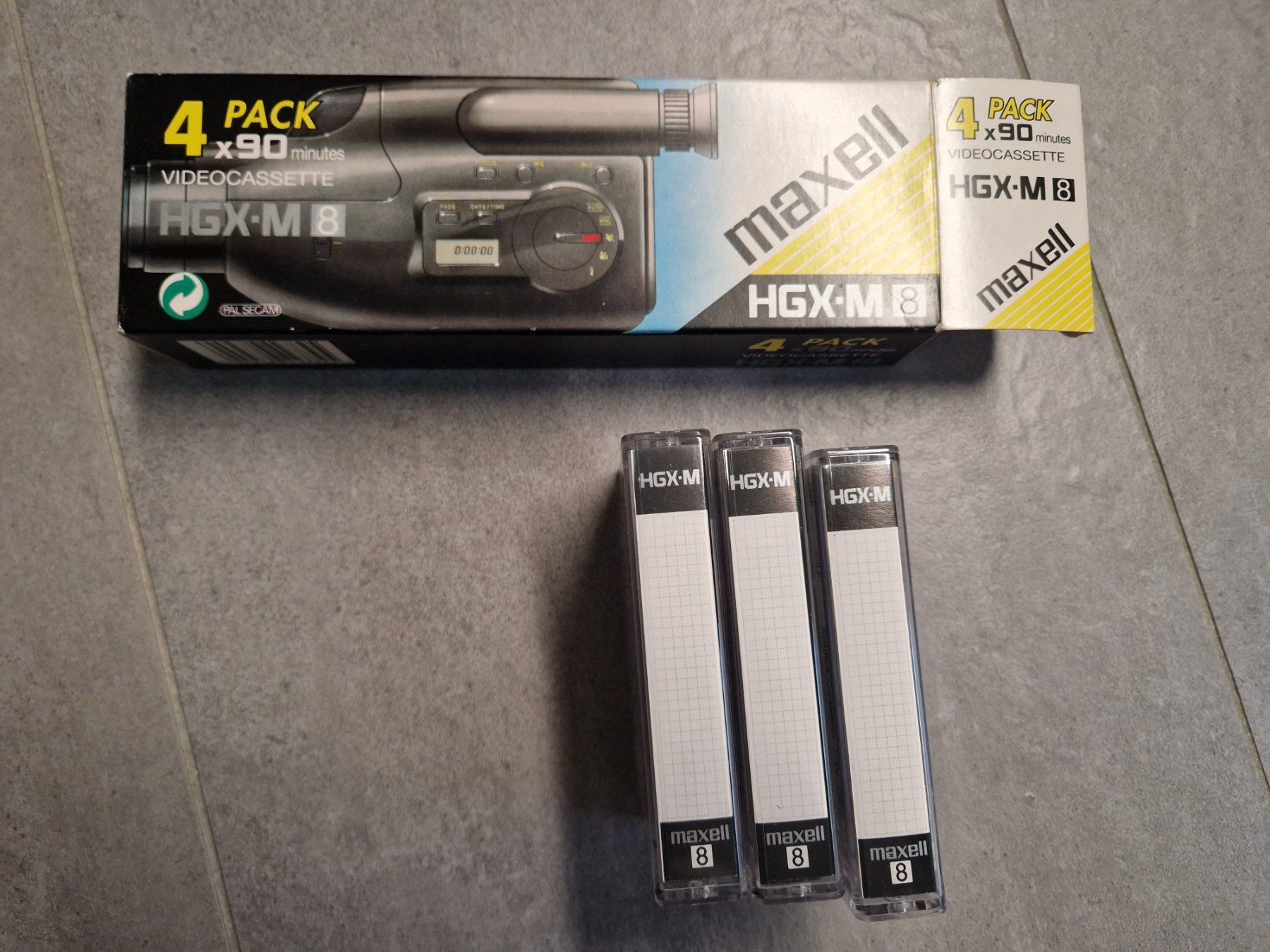 Leerkassetten: 3 neue Video 8 Kassetten Maxell – Neu und originalverpackt aus Stetten (SH) von SouthWestSwiss 5