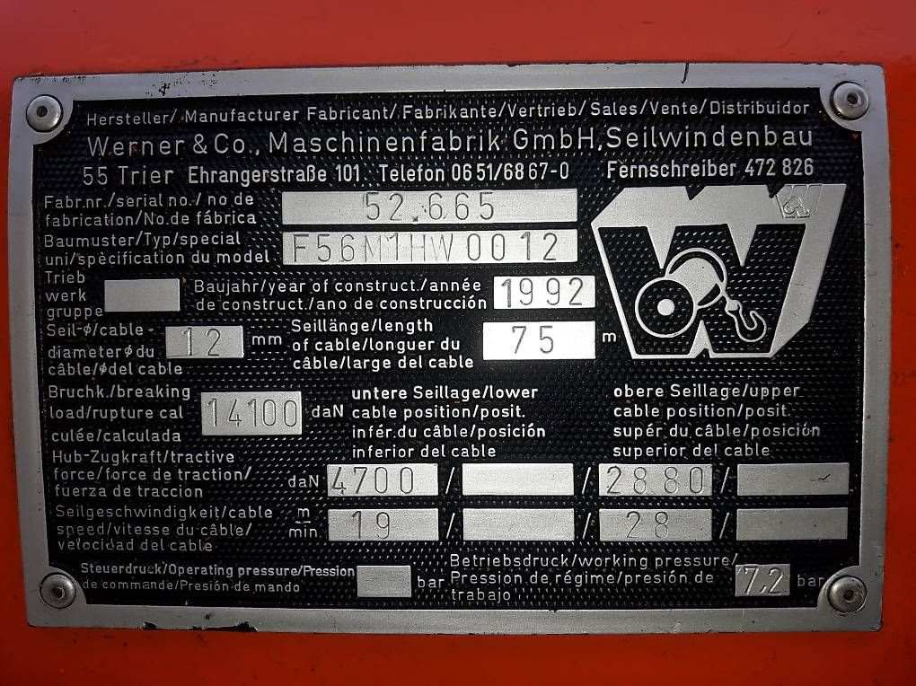 Altro per stoccaggio & trasporto: Werner Seilwinde für Unimog – Usato da Winterthur venduto da rolf166 1