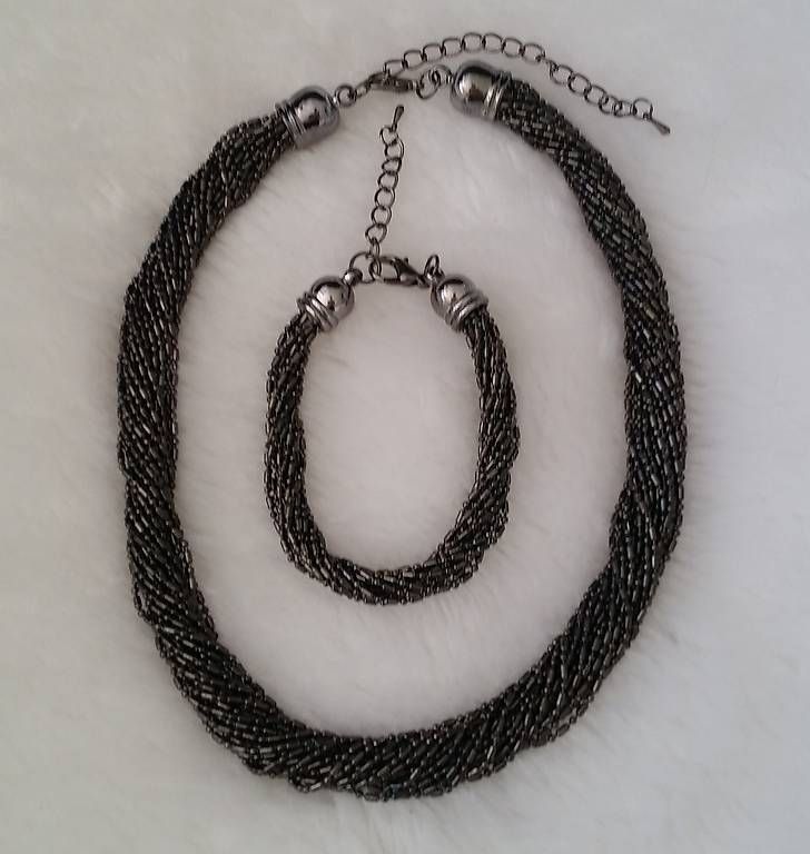 Altri gioielli: Kette und Armband aus Metall – Usato da Soyhieres venduto da chatons 1
