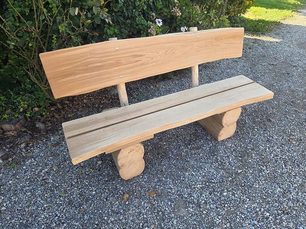Panchine: Rundholzbank Holzbank – Nuovo e nell'imballaggio originale da Mettendorf TG venduto da 892421