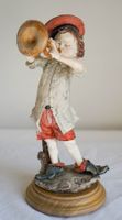 Giuseppe Armani Figur Junge mit Trompete Capodimonte Vintage