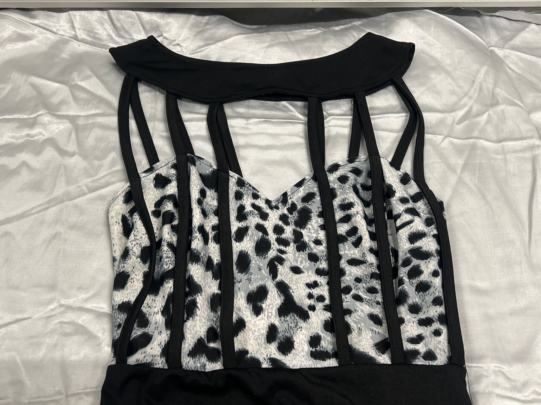 Vestiti: Minikleid schwarz LEOPRINT stretch Gr S NEU Gratis Versand – Nuovo e nell'imballaggio originale da Regensdorf venduto da Spyke55 1