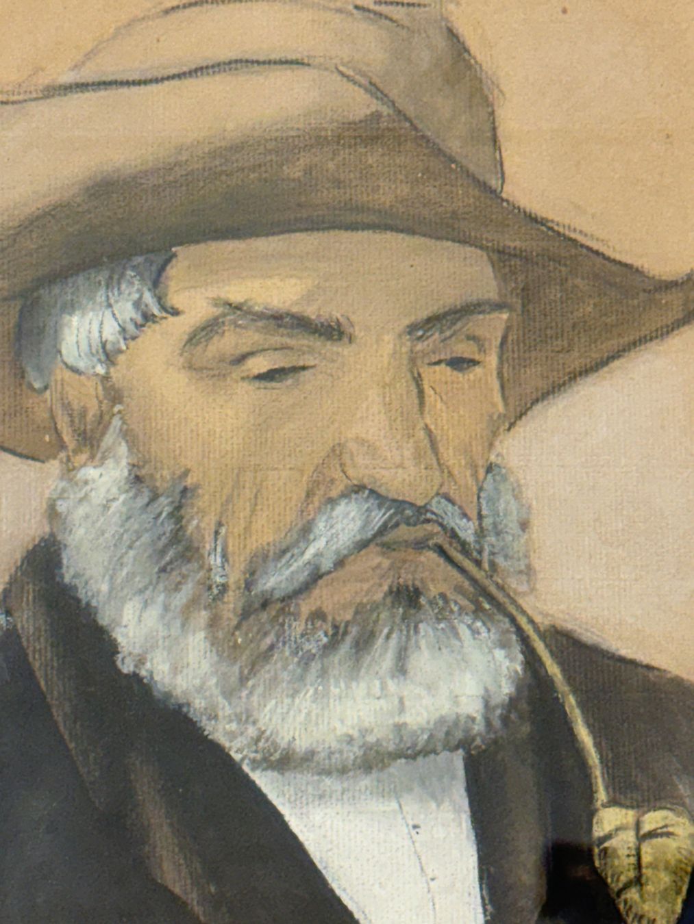 Tableaux: Aquarell.Brienzer Bauer mit Pfeife (Ref-Nr.4 ) – D'occasion à Zürich par raro-quasi-2026 2