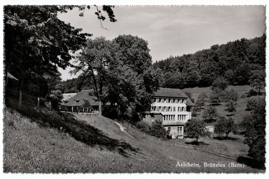 Cartoline postali: Brüttelen, Aebiheim um 1940 – Usato da Frauenfeld venduto da POML