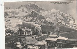 BE-Kleine Scheidegg-Bahn.Restaurant- Karte ungelaufen