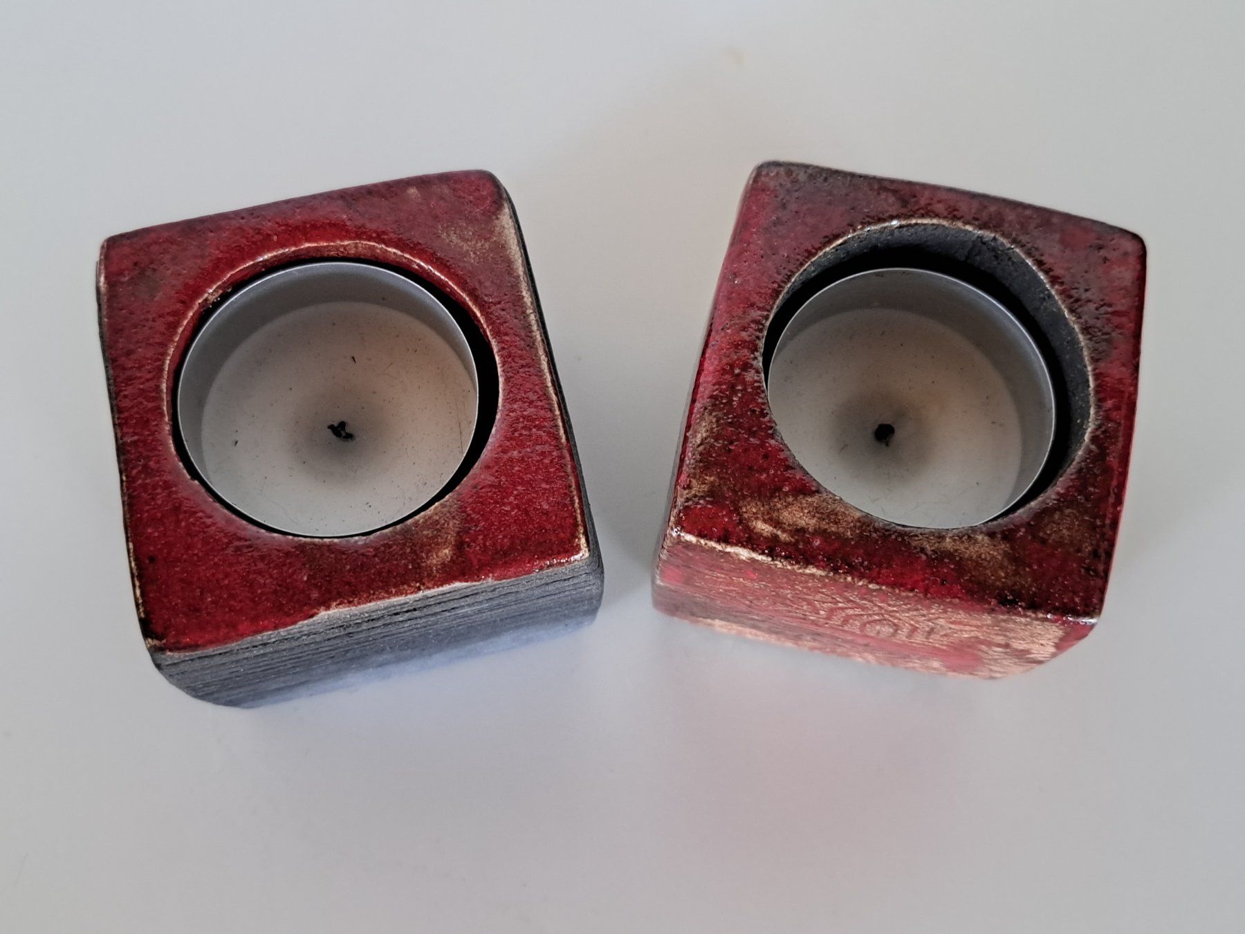 Portacandele: 2 gebrannte Kerzenhalter (Angebot 2) – Nuovo (secondo la descrizione) da Wichtrach venduto da LuckyLuke69 4
