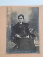 Altes Foto / Bild / Porträt - elegante Dame - 15,5 x 22 cm