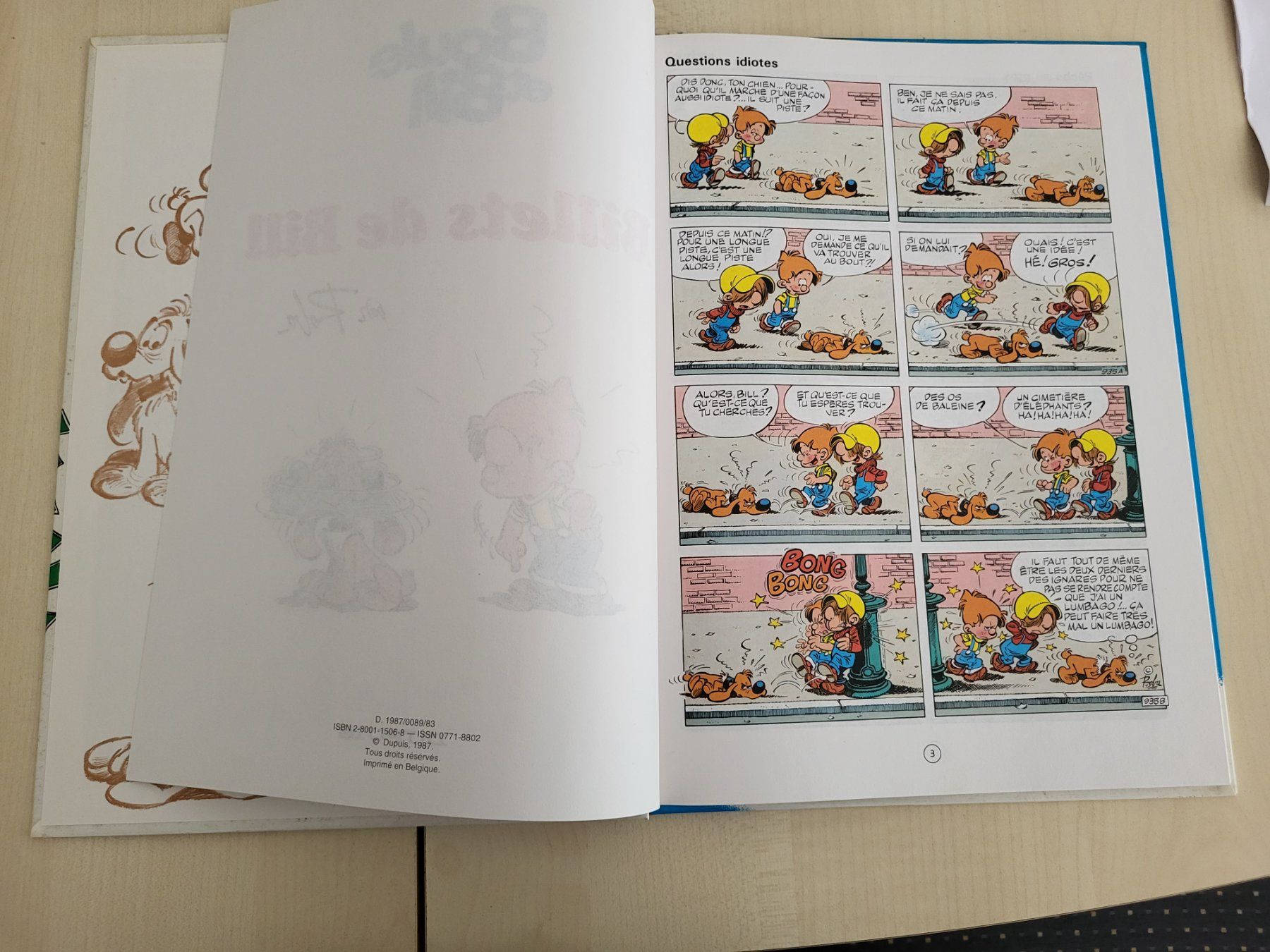 Fumetti: Bande dessinée Boole et Bill – Usato da St-Ursanne venduto da kmi_6pyk 2