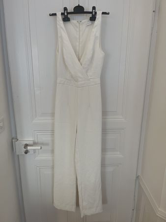 Kookai Jumpsuit - Sleek, White, Size 34 - Summer Essential!