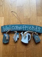 Dekoration für den Hauseingang "Welcome Friends"