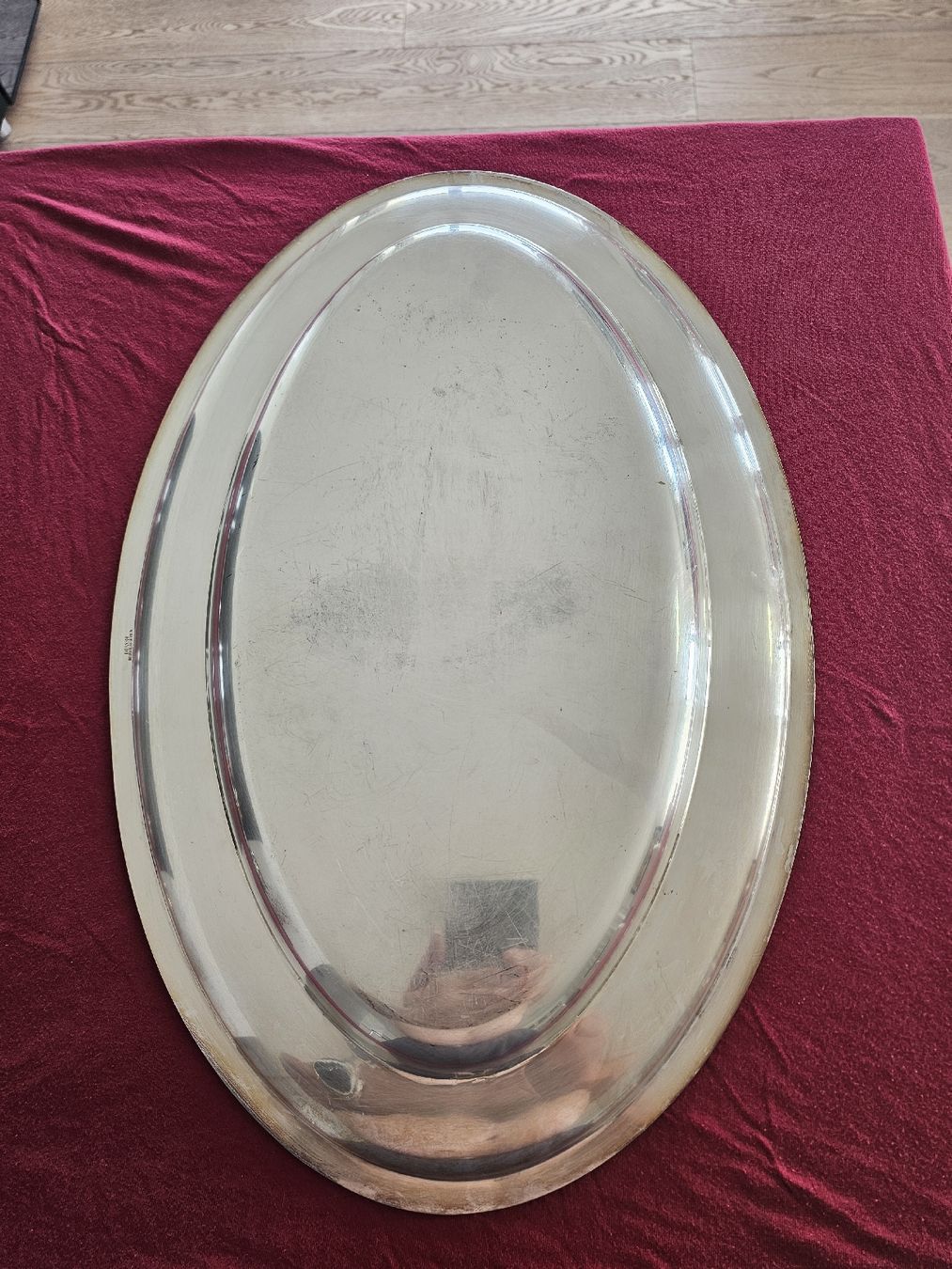 Piatti di portata: Vintage Silver Plated Serving Tray - Elegant Design! – Usato da Immensee venduto da Gitter 2