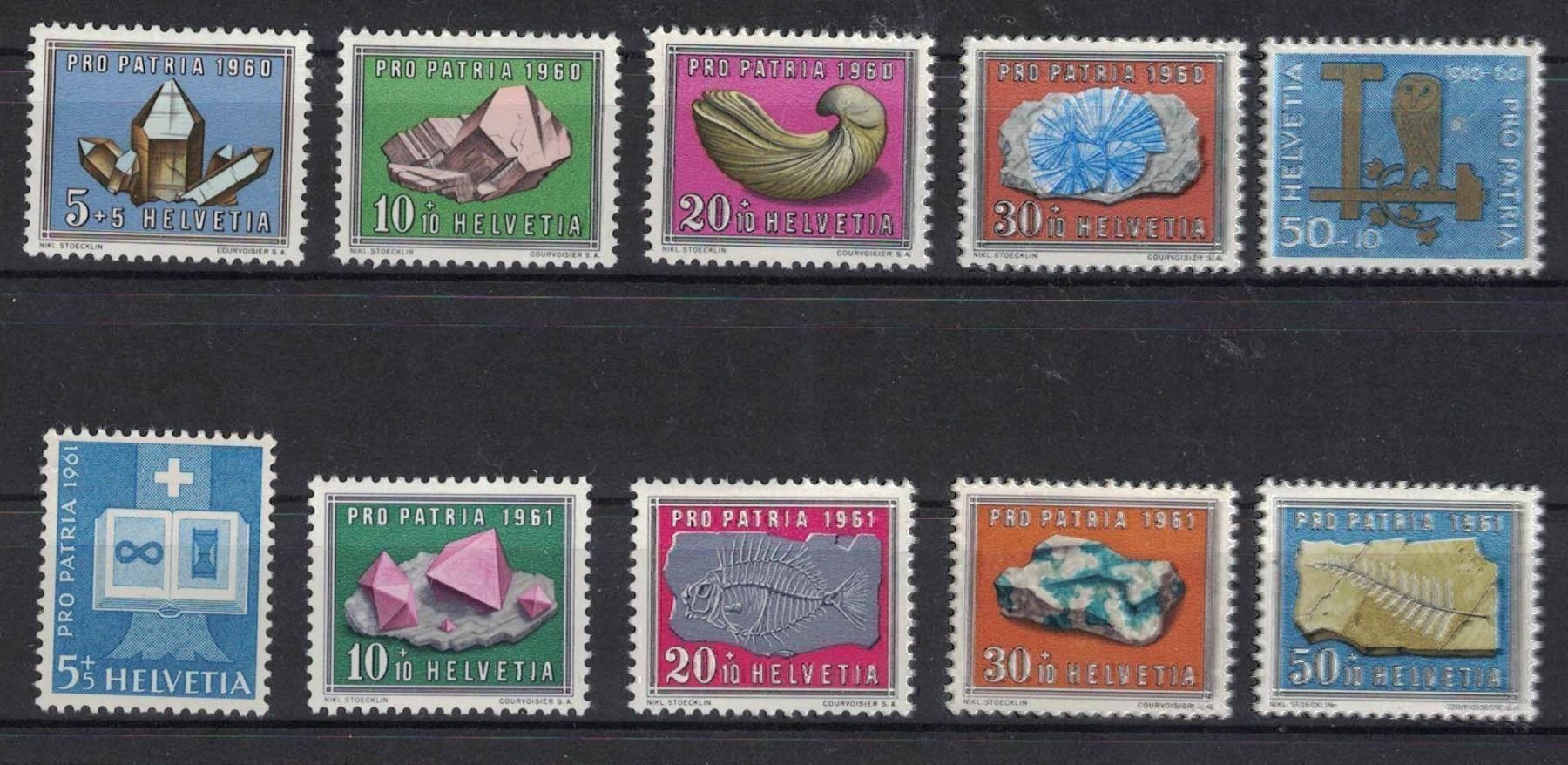 Tutti i francobolli: 1960(96-100)1961(103-107)Postfrisch ** – Nuovo (secondo la descrizione) da Birsfelden venduto da jas54
