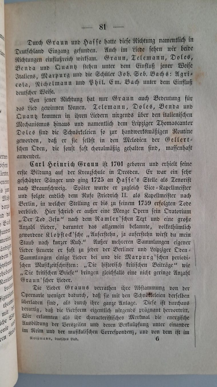 Libri: Das Deutsche Lied,  August Reissmann, 1861 – Usato da Uster venduto da Paeti7 4