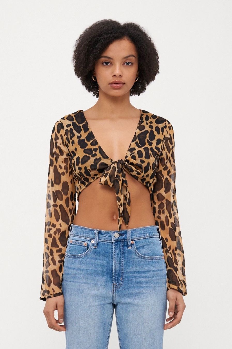 Stradivarius Blusen: Only tie front Crop Top / Bluse / Grösse L / XL – Neu (gemäss Beschreibung) aus Effretikon von YaMn 5