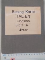 Geologische Karte Italien 1:100'000 Blatt 34 Breno