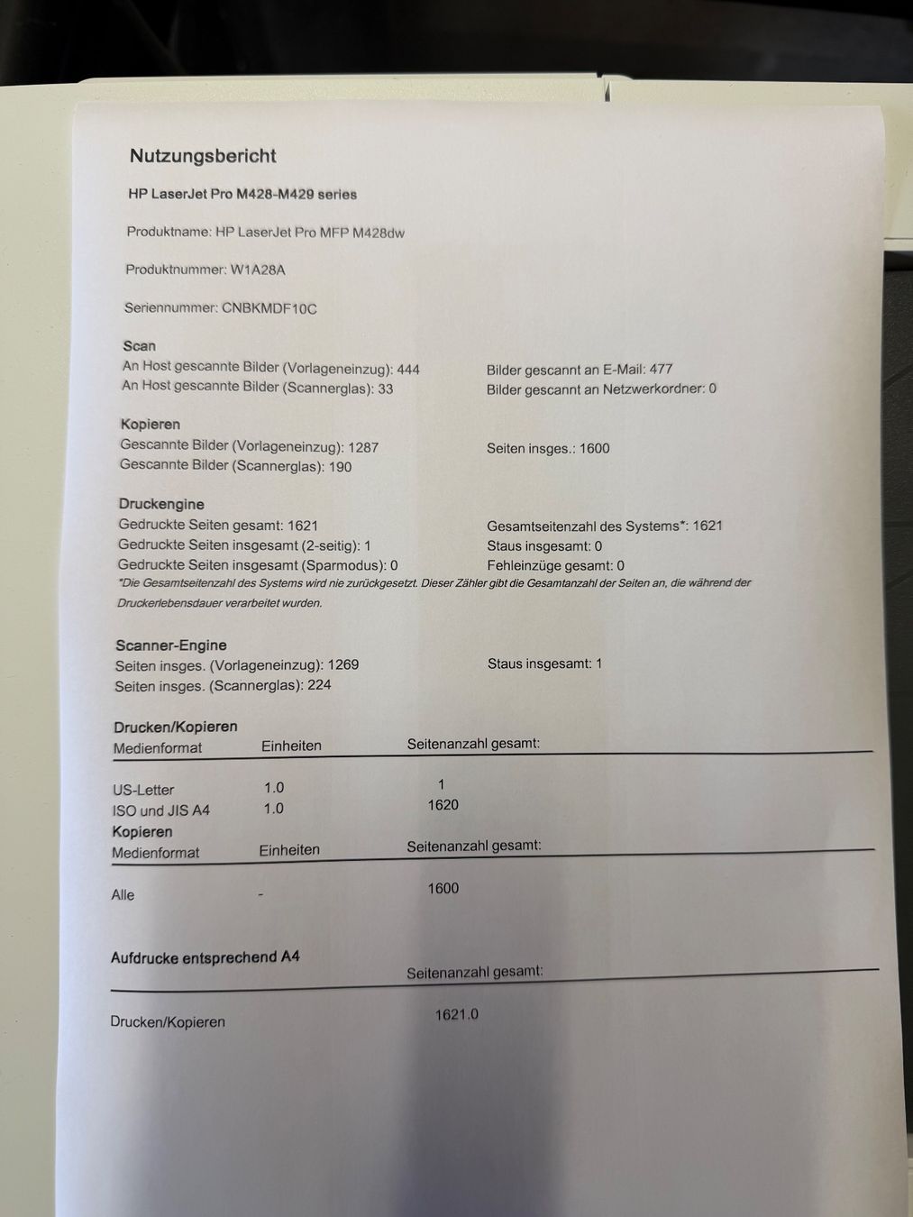 Hewlett Packard Fotokopierer: HP LaserJet Pro MFP M428 dw – Gebraucht aus Zürich von Zvijerka 4