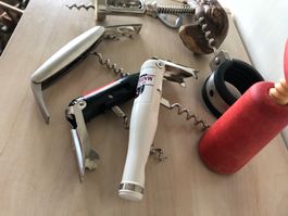 7 verschiedene Zapfenzieher zum teil gebraucht und lustige