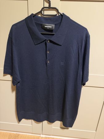 DSQUARED2 Herren Polo Shirt XL, Dunkelblau, Top Zustand!