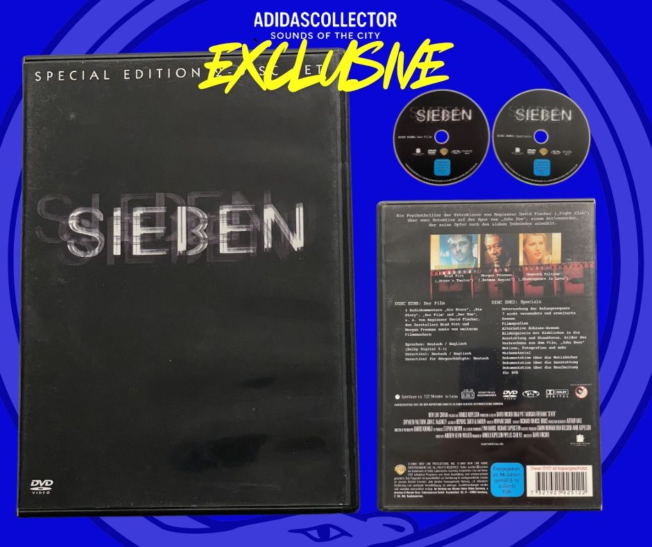Tutti i DVDs: Sieben Se7en-Psycho Ritual Brad Pitt – Usato da Muri b. Bern venduto da AdidasCollector