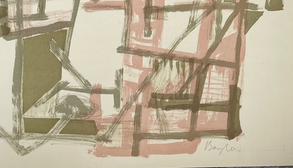Eduard Bargheer (1901-1979) Lithographie Handsigniert 5