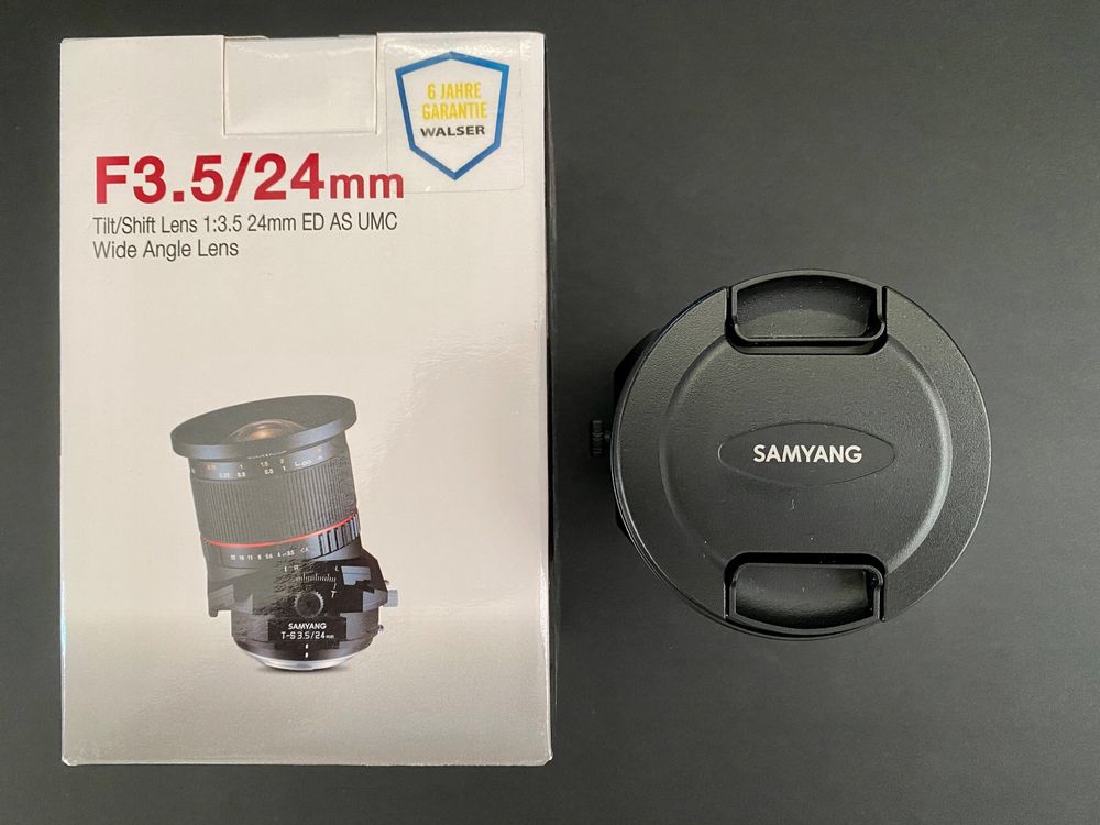 Tilt/Shift Lens, SAMYANG, F3.5/24mm , Fujifilm X EMount Kaufen auf