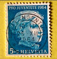 Nr.J 205 GESTEMPELT Mädchenbildnis 1964   