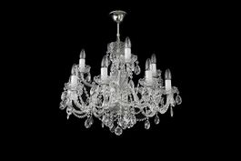 Kronleuchter Belle 12 Silber