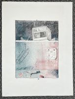Lithografie Fehlstart von Beat Hofer     (ID b4333)