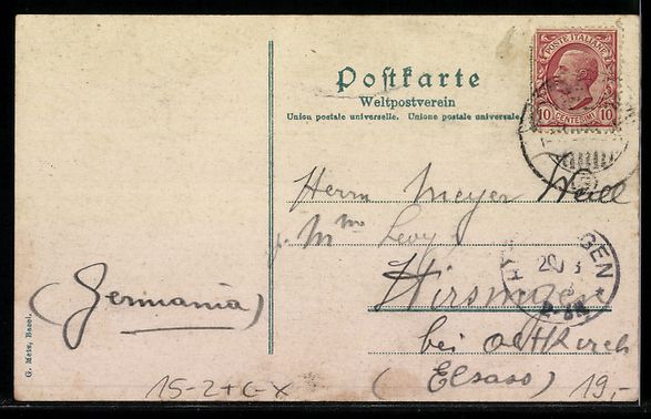 Ansichtskarten: Basel, Luftschiff Zeppelin über der Sta – Gebraucht aus Berlin von bartko-reher 1
